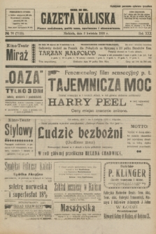 Gazeta Kaliska : pismo codzienne, polityczne, społeczne i ekonomiczne. R.30, № 76 (2 kwietnia 1922) = nr 7115