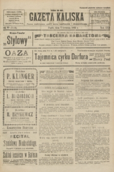 Gazeta Kaliska : pismo codzienne, polityczne, społeczne i ekonomiczne. R.30, № 80 (7 kwietnia 1922) = nr 7119