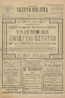 Gazeta Kaliska : pismo codzienne, polityczne, społeczne i ekonomiczne. R.30, № 87 (15 kwietnia 1922) = nr 7126
