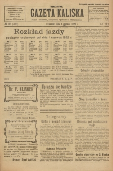 Gazeta Kaliska : pismo codzienne, polityczne, społeczne i ekonomiczne. R.30, № 123 (1 czerwca 1922) = nr 7162