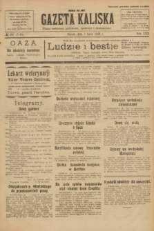 Gazeta Kaliska : pismo codzienne, polityczne, społeczne i ekonomiczne. R.30, № 146 (1 lipca 1922) = nr 7185