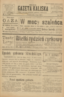 Gazeta Kaliska : pismo codzienne, polityczne, społeczne i ekonomiczne. R.30, № 153 (9 lipca 1922) = nr 7192