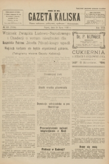 Gazeta Kaliska : pismo codzienne, polityczne, społeczne i ekonomiczne. R.30, № 169 (28 lipca 1922) = nr 7208