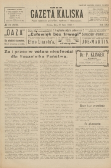 Gazeta Kaliska : pismo codzienne, polityczne, społeczne i ekonomiczne. R.30, № 170 (29 lipca 1922) = nr 7209