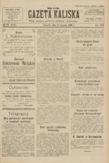 Gazeta Kaliska : pismo codzienne, polityczne, społeczne i ekonomiczne. R.30, № 191 (24 sierpnia 1922) = nr 7230