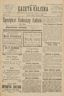 Gazeta Kaliska : pismo codzienne, polityczne, społeczne i ekonomiczne. R.30, № 198 (1 września 1922) = nr 7237