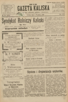 Gazeta Kaliska : pismo codzienne, polityczne, społeczne i ekonomiczne. R.30, № 199 (2 września 1922) = nr 7238