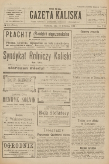 Gazeta Kaliska : pismo codzienne, polityczne, społeczne i ekonomiczne. R.30, № 205 (10 września 1922) = nr 7244