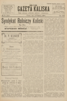 Gazeta Kaliska : pismo codzienne, polityczne, społeczne i ekonomiczne. R.30, № 206 (12 września 1922) = nr 7245