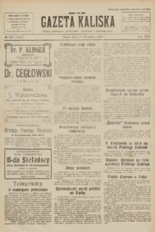 Gazeta Kaliska : pismo codzienne, polityczne, społeczne i ekonomiczne. R.30, № 209 (15 września 1922) = nr 7248