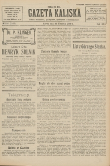 Gazeta Kaliska : pismo codzienne, polityczne, społeczne i ekonomiczne. R.30, № 216 (23 września 1922) = nr 7255