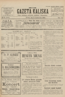 Gazeta Kaliska : pismo codzienne, polityczne, społeczne i ekonomiczne. R.30, № 230 (10 października 1922) = nr 7269