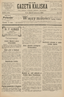 Gazeta Kaliska : pismo codzienne, polityczne, społeczne i ekonomiczne. R.30, № 237 (18 października 1922) = nr 7276