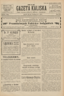 Gazeta Kaliska : pismo codzienne, polityczne, społeczne i ekonomiczne. R.30, № 246 (28 października 1922) = nr 7285