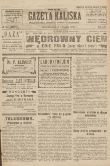 Gazeta Kaliska : pismo codzienne, polityczne, społeczne i ekonomiczne. R.30, № 261 (16 listopada 1922) = nr 7300
