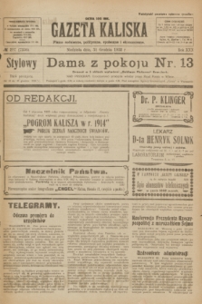 Gazeta Kaliska : pismo codzienne, polityczne, społeczne i ekonomiczne. R.30, № 297 (31 grudnia 1922) = nr 7336