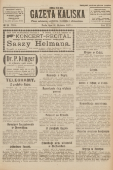 Gazeta Kaliska : pismo codzienne, polityczne, społeczne i ekonomiczne. R.31, № 24 (31 stycznia 1923) = nr 7359