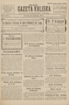 Gazeta Kaliska : pismo codzienne, polityczne, społeczne i ekonomiczne. R.31, № 36 (15 lutego 1923) = nr 7372