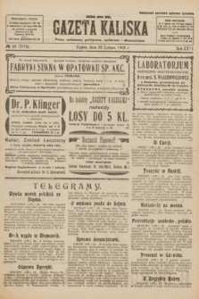 Gazeta Kaliska : pismo codzienne, polityczne, społeczne i ekonomiczne. R.31, № 43 (23 lutego 1923) = nr 7379
