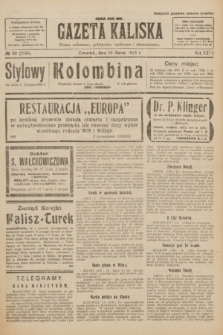 Gazeta Kaliska : pismo codzienne, polityczne, społeczne i ekonomiczne. R.31, № 60 (15 marca 1923) = nr 7396