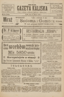 Gazeta Kaliska : pismo codzienne, polityczne, społeczne i ekonomiczne. R.31, № 64 (21 marca 1923) = nr 7400