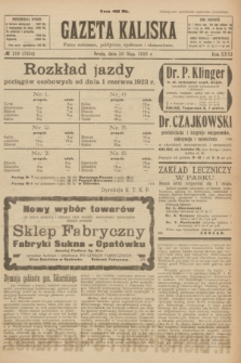 Gazeta Kaliska : pismo codzienne, polityczne, społeczne i ekonomiczne. R.31, № 119 (30 maja 1923) = nr 7454