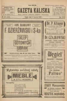Gazeta Kaliska : pismo codzienne, polityczne, społeczne i ekonomiczne. R.31, № 126 (8 czerwca 1923) = nr 7461
