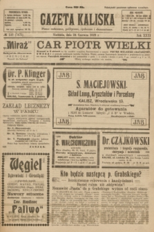 Gazeta Kaliska : pismo codzienne, polityczne, społeczne i ekonomiczne. R.31, № 140 (24 czerwca 1923) = nr 7475