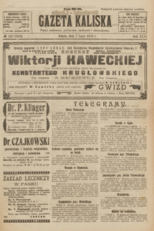 Gazeta Kaliska : pismo codzienne, polityczne, społeczne i ekonomiczne. R.31, № 150 (7 lipca 1923) = nr 7485