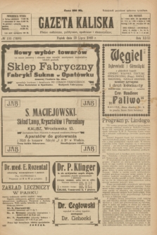 Gazeta Kaliska : pismo codzienne, polityczne, społeczne i ekonomiczne. R.31, № 155 (13 lipca 1923) = nr 7490