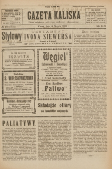 Gazeta Kaliska : pismo codzienne, polityczne, społeczne i ekonomiczne. R.31, № 182 (14 sierpnia 1923) = nr 7517