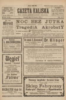Gazeta Kaliska : pismo codzienne, polityczne, społeczne i ekonomiczne. R.31, № 187 (21 sierpnia 1923) = nr 7522