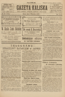 Gazeta Kaliska : pismo codzienne, polityczne, społeczne i ekonomiczne. R.31, № 200 (5 września 1923) = nr 7535