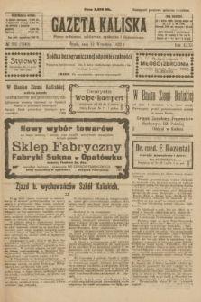 Gazeta Kaliska : pismo codzienne, polityczne, społeczne i ekonomiczne. R.31, № 205 (12 września 1923) = nr 7540