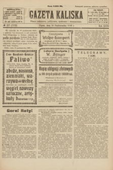 Gazeta Kaliska : pismo codzienne, polityczne, społeczne i ekonomiczne. R.31, № 237 (19 października 1923) = nr 7572