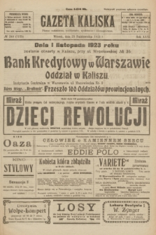 Gazeta Kaliska : pismo codzienne, polityczne, społeczne i ekonomiczne. R.31, № 240 (23 października 1923) = nr 7575