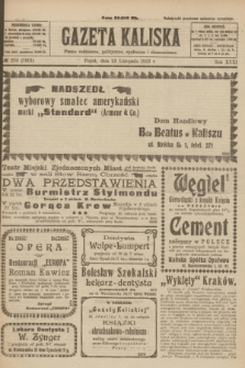 Gazeta Kaliska : pismo codzienne, polityczne, społeczne i ekonomiczne. R.31, № 266 (23 listopada 1923) = nr 7601