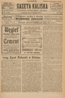 Gazeta Kaliska : pismo codzienne, polityczne, społeczne i ekonomiczne. R.31, № 271 (29 listopada 1923) = nr 7606