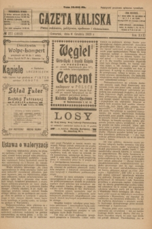 Gazeta Kaliska : pismo codzienne, polityczne, społeczne i ekonomiczne. R.31, № 277 (6 grudnia 1923) = nr 7612