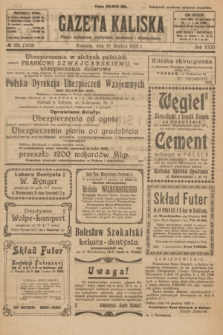 Gazeta Kaliska : pismo codzienne, polityczne, społeczne i ekonomiczne. R.31, № 285 (16 grudnia 1923) = nr 7620