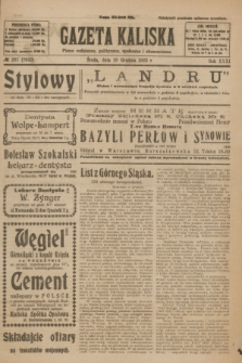 Gazeta Kaliska : pismo codzienne, polityczne, społeczne i ekonomiczne. R.31, № 287 (19 grudnia 1923) = nr 7622