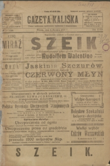 Gazeta Kaliska : pismo codzienne, polityczne, społeczne i ekonomiczne. R.32, № 1 (1 stycznia 1924) = nr 7630