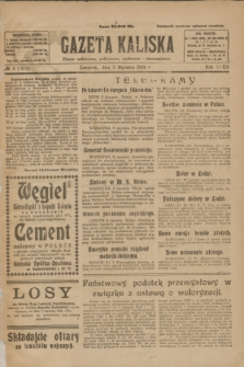 Gazeta Kaliska : pismo codzienne, polityczne, społeczne i ekonomiczne. R.32, № 2 (3 stycznia 1924) = nr 7631