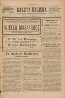 Gazeta Kaliska : pismo codzienne, polityczne, społeczne i ekonomiczne. R.32, № 10 (12 stycznia 1924) = nr 7639