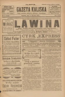 Gazeta Kaliska : pismo codzienne, polityczne, społeczne i ekonomiczne. R.32, № 11 (13 stycznia 1924) = nr 7640