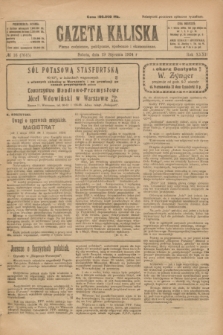 Gazeta Kaliska : pismo codzienne, polityczne, społeczne i ekonomiczne. R.32, № 16 (19 stycznia 1924) = nr 7645