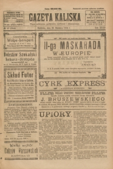 Gazeta Kaliska : pismo codzienne, polityczne, społeczne i ekonomiczne. R.32, № 17 (20 stycznia 1924) = nr 7646