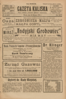 Gazeta Kaliska : pismo codzienne, polityczne, społeczne i ekonomiczne. R.32, № 18 (22 stycznia 1924) = nr 7647