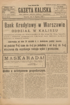 Gazeta Kaliska : pismo codzienne, polityczne, społeczne i ekonomiczne. R.32, № 26 (31 stycznia 1924) = nr 7655