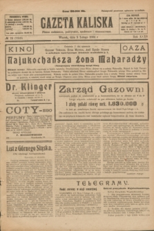 Gazeta Kaliska : pismo codzienne, polityczne, społeczne i ekonomiczne. R.32, № 29 (5 lutego 1924) = nr 7658